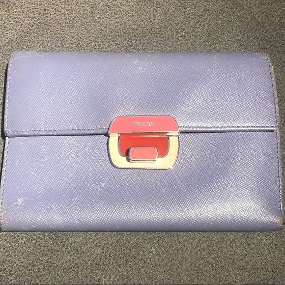 Prada Handbags - Purple Prada Wallet